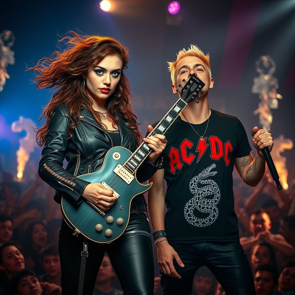 Hermione and Draco Rock Concert Scene