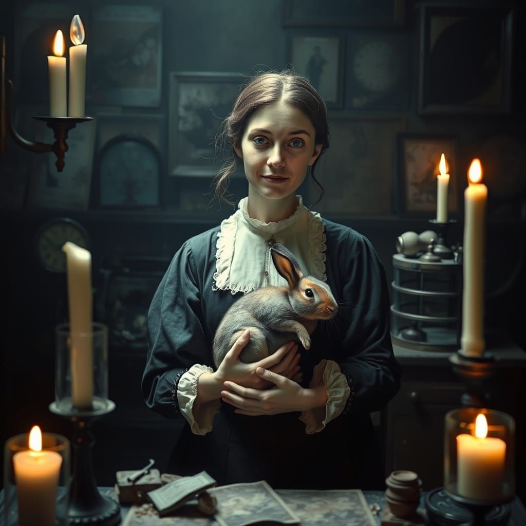 Mary Toft Rabbit Hoax in Haunting Atmosphere