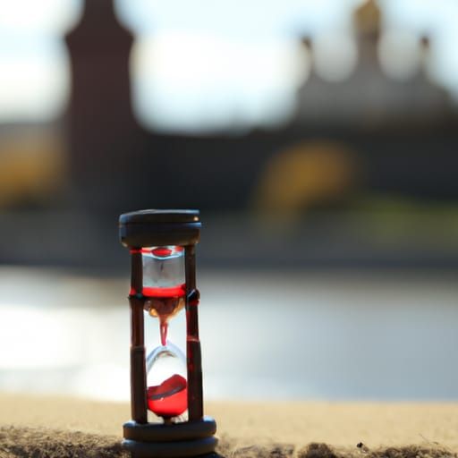 Hourglass of Blood with Kremlin: Professional Photography