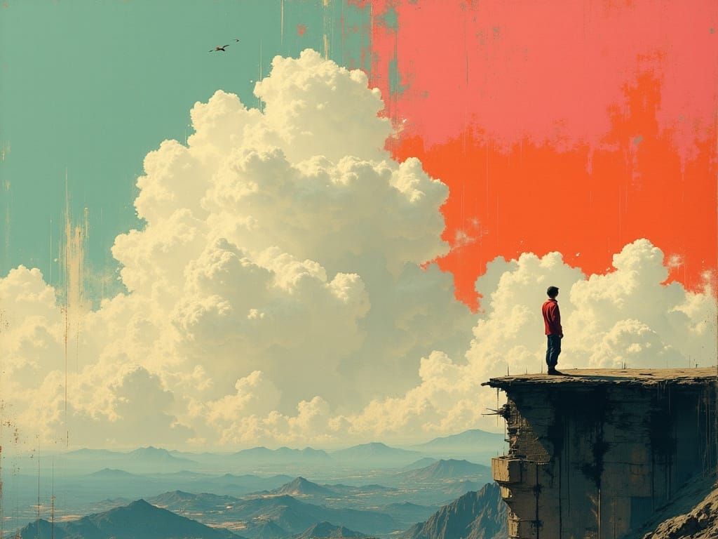 Abstract AI Art Inspired by Minimalist Prompt