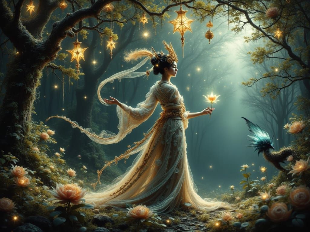 Oni Star Whisperer in Mystical Forest