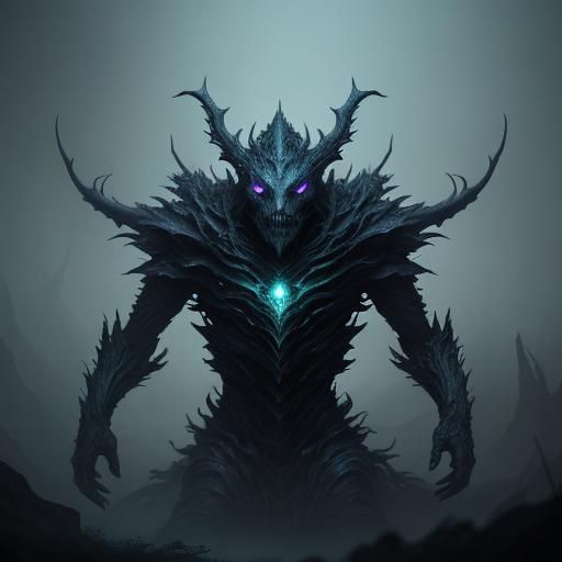 Ethereal Echo Stalker in Dark Fantasy Style