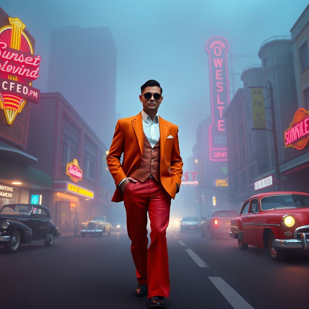 Ethereal Chicano Struts Down Sunset Boulevard in Mysterious...