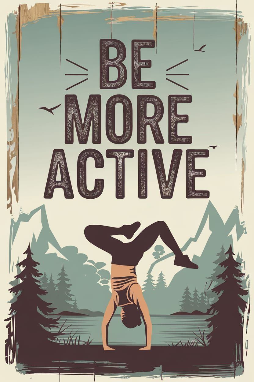 Motivational Poster: Be More Active