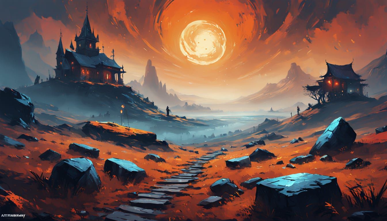 Mystical Awwchang in Dark Fantasy Realm: Peyravernay Style