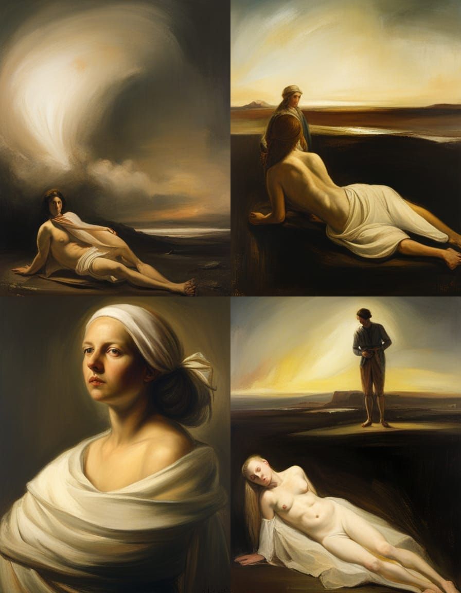 Figure Study in the Style of Odd Nerdrum