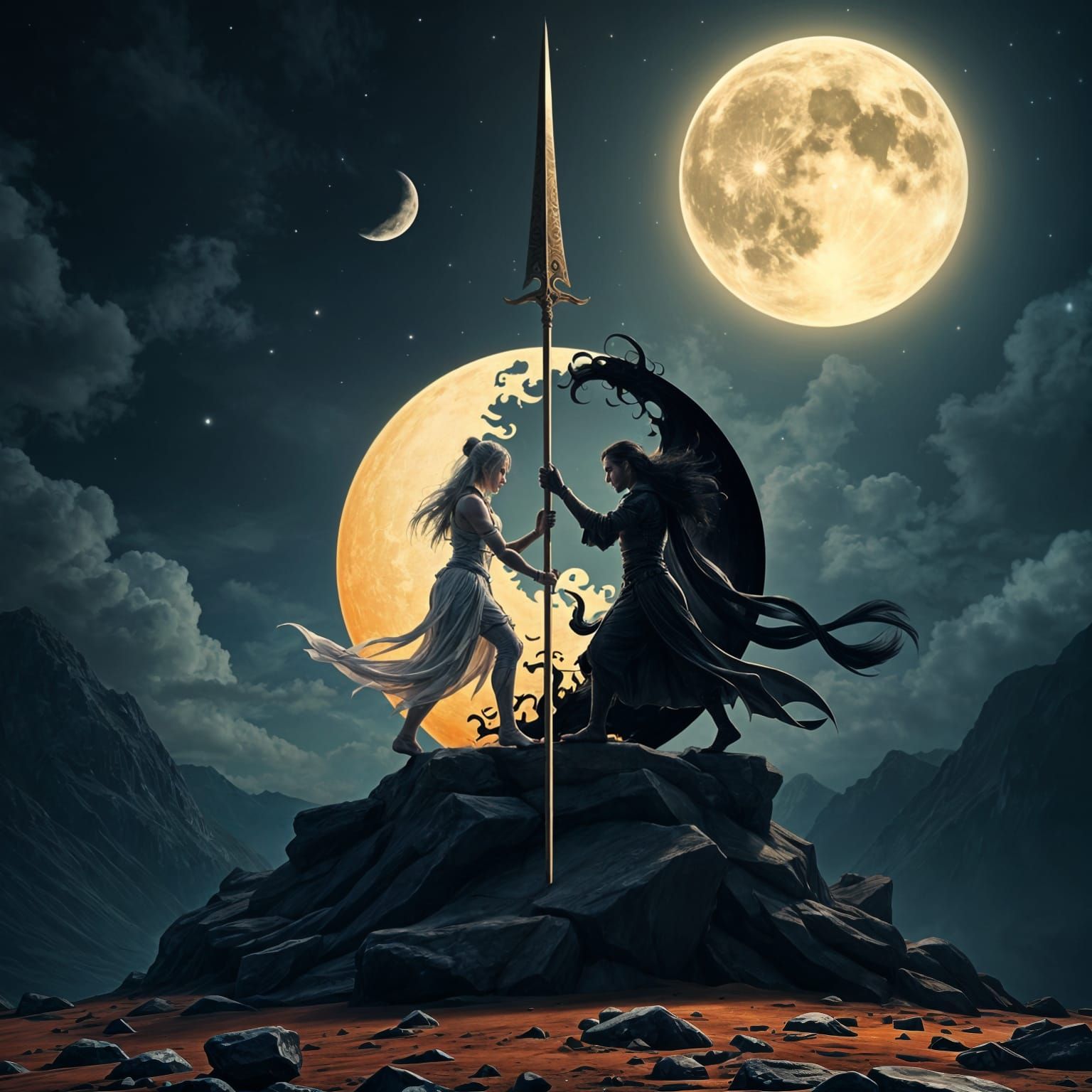 Yin and Yang: Domain Expansion. Opposites of nature, stand y...