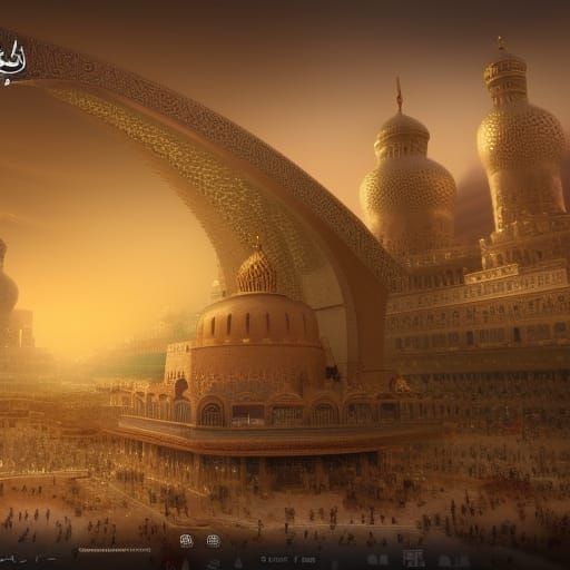 Sakina and Abbas: Detailed Matte Painting