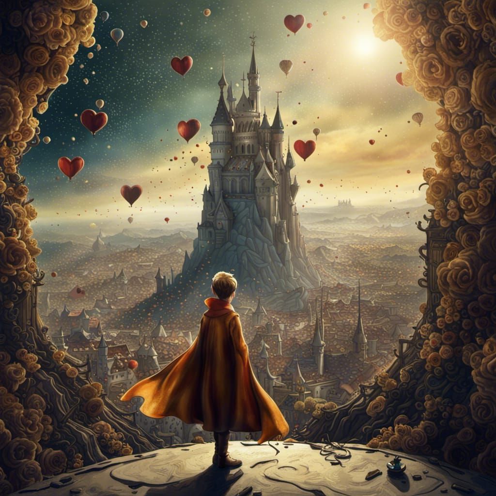 Fantastical Matte Painting Inspired by The Little Prince