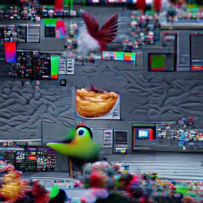 Cinematic Pie Bird in 8K Resolution