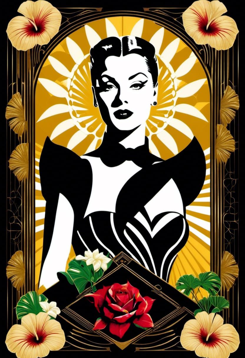 Art Deco Wizard of Oz Matrix Mashup