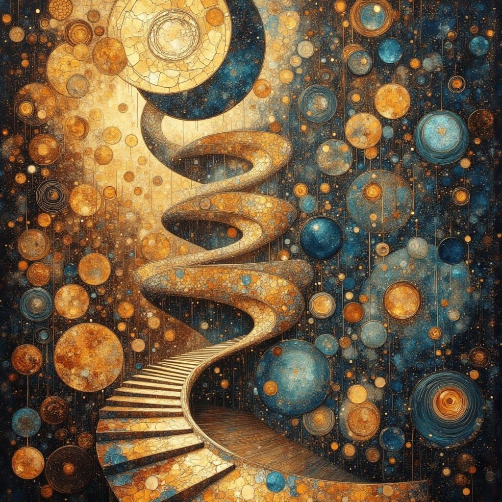 Spiral Staircase to the Moon