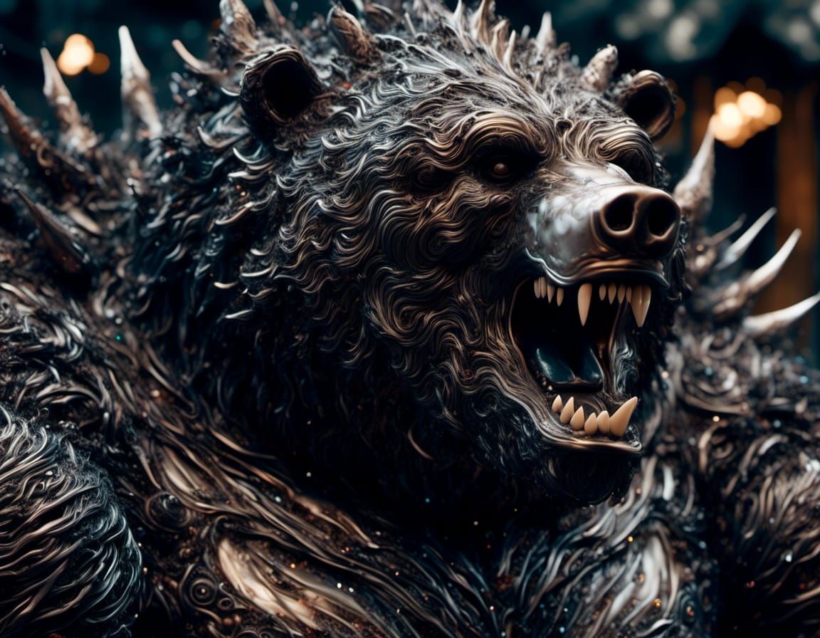 Mystical Festival: Raging Bear-Dragon in Elemental Darkness