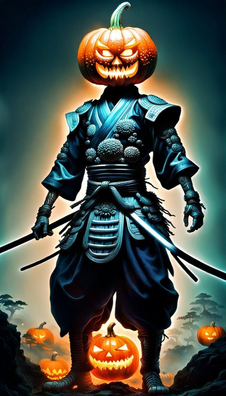Pumpkinhead Knows Samurai