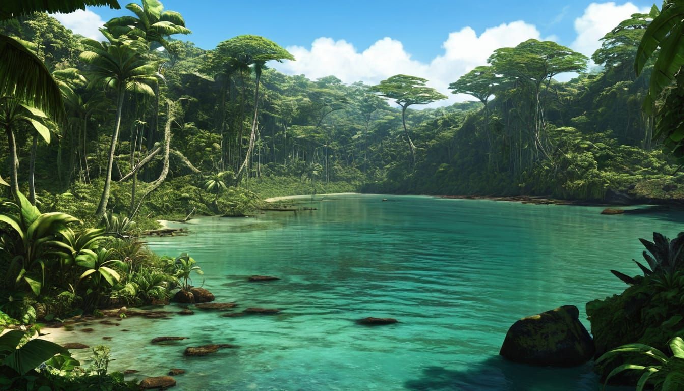 Emerald Primordial Coastline