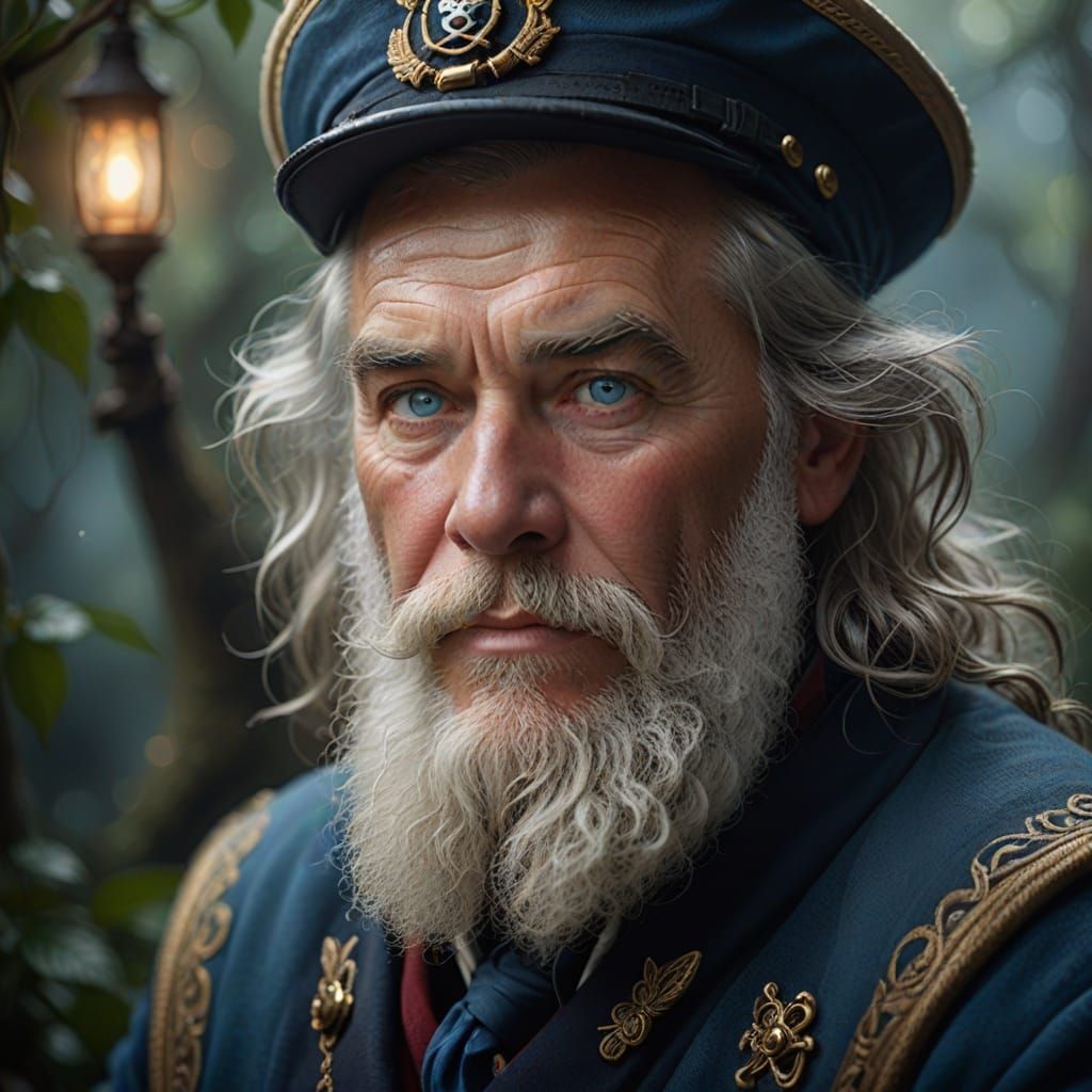 Enchanting Captain Stormalong Portrait in Whimsical Fantasy ...