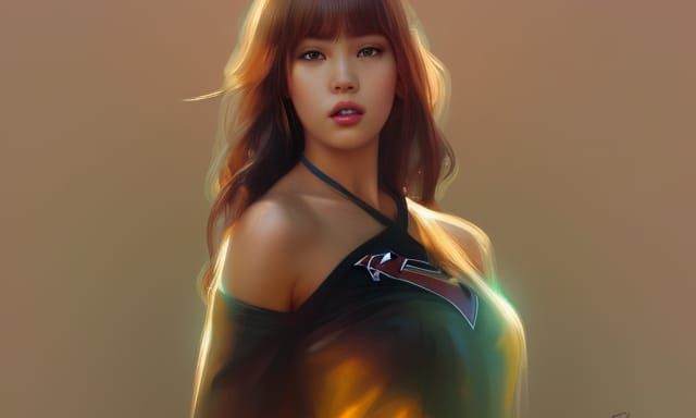 Supergirl Portrait in Artstation Style