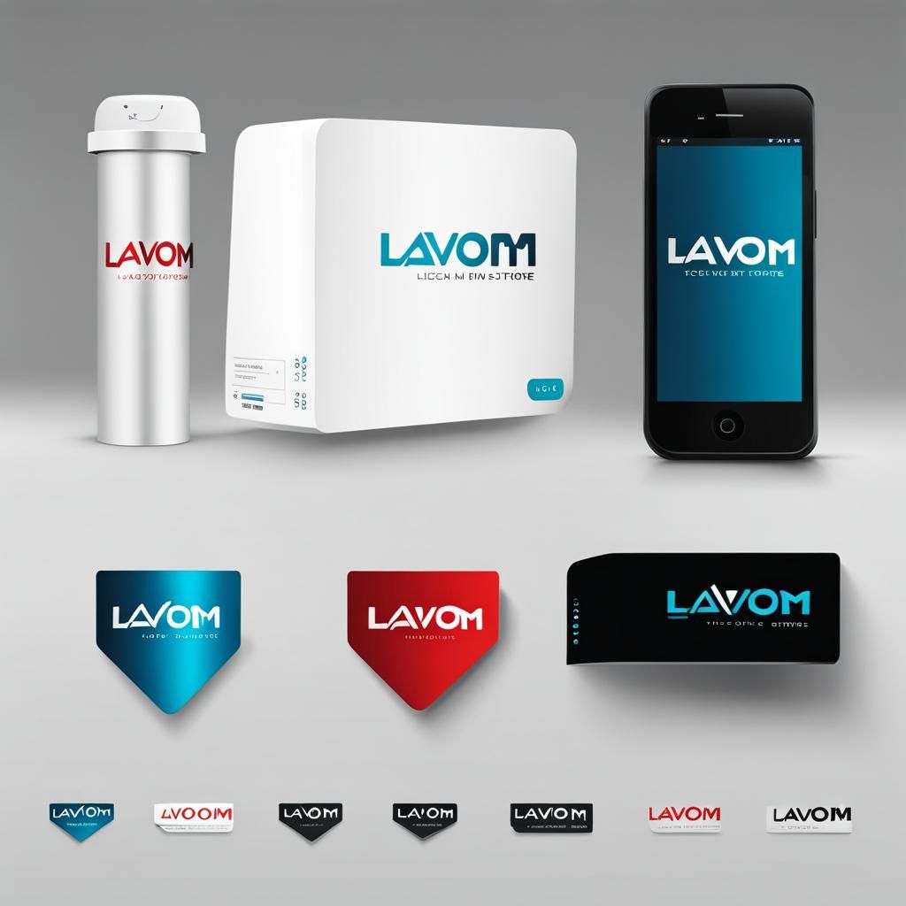 Modern Tech Store Logo Design with Circuitry Icon