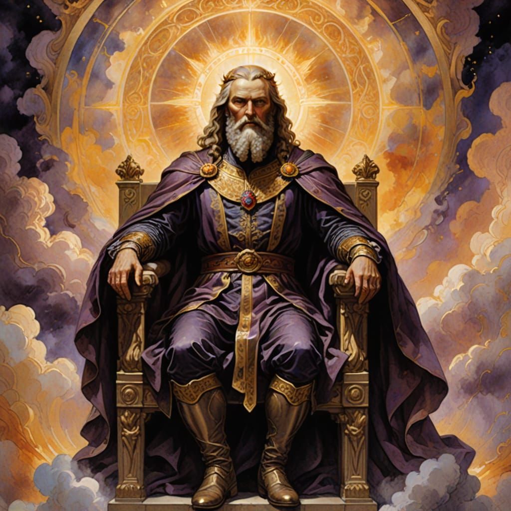 Regal Visionary in Majestic Splendor