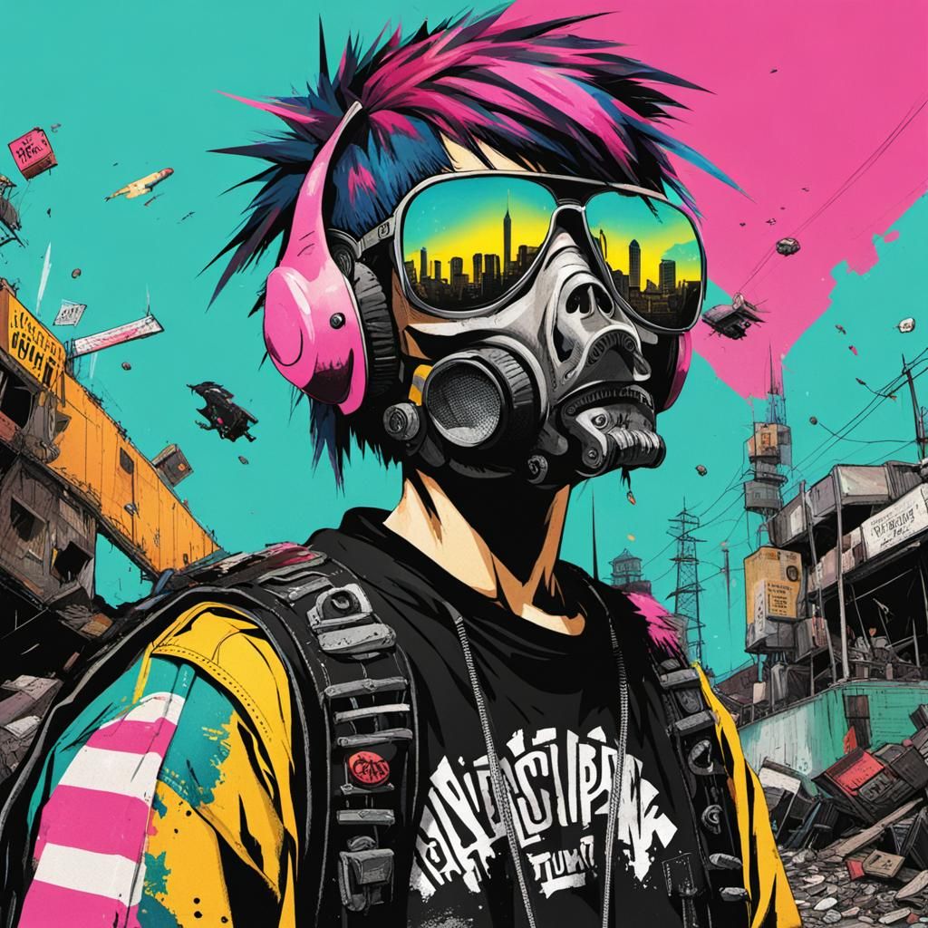 AI Generated Image of Trashpunk