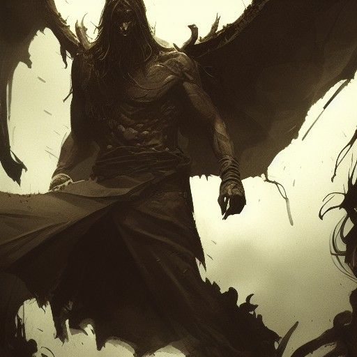 Sinister Ink Lord in a Gothic Style