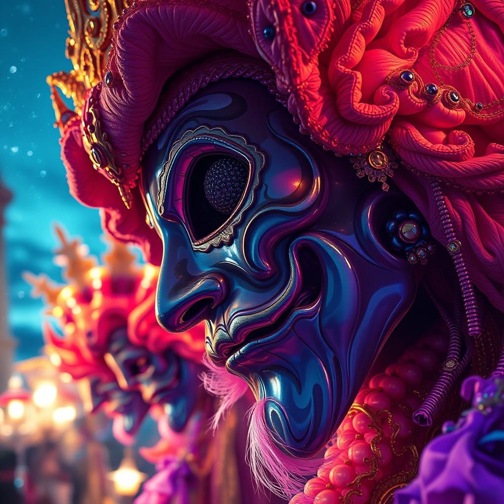 Midsummer Night's Carnival Spectacle in Triadic Colors