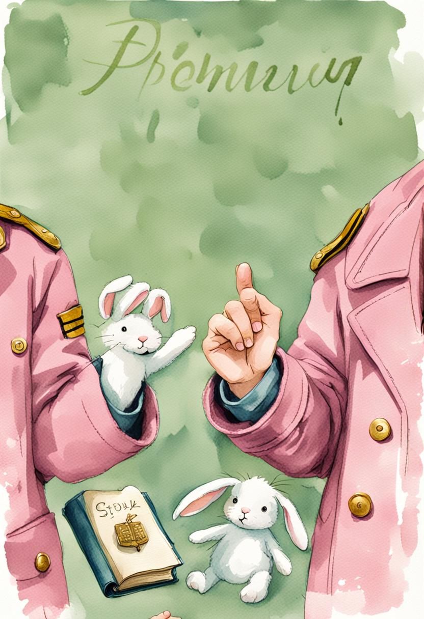 Pinky Swear: A Minimalist Storybook Illustration