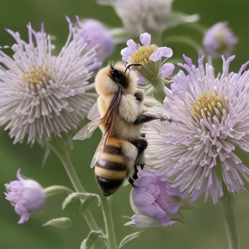 Detailed Image of a Bee