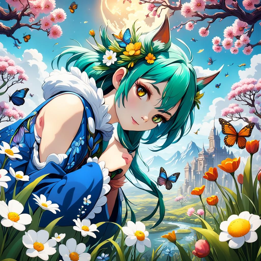 Spring Awakening: A Detailed Matte Painting