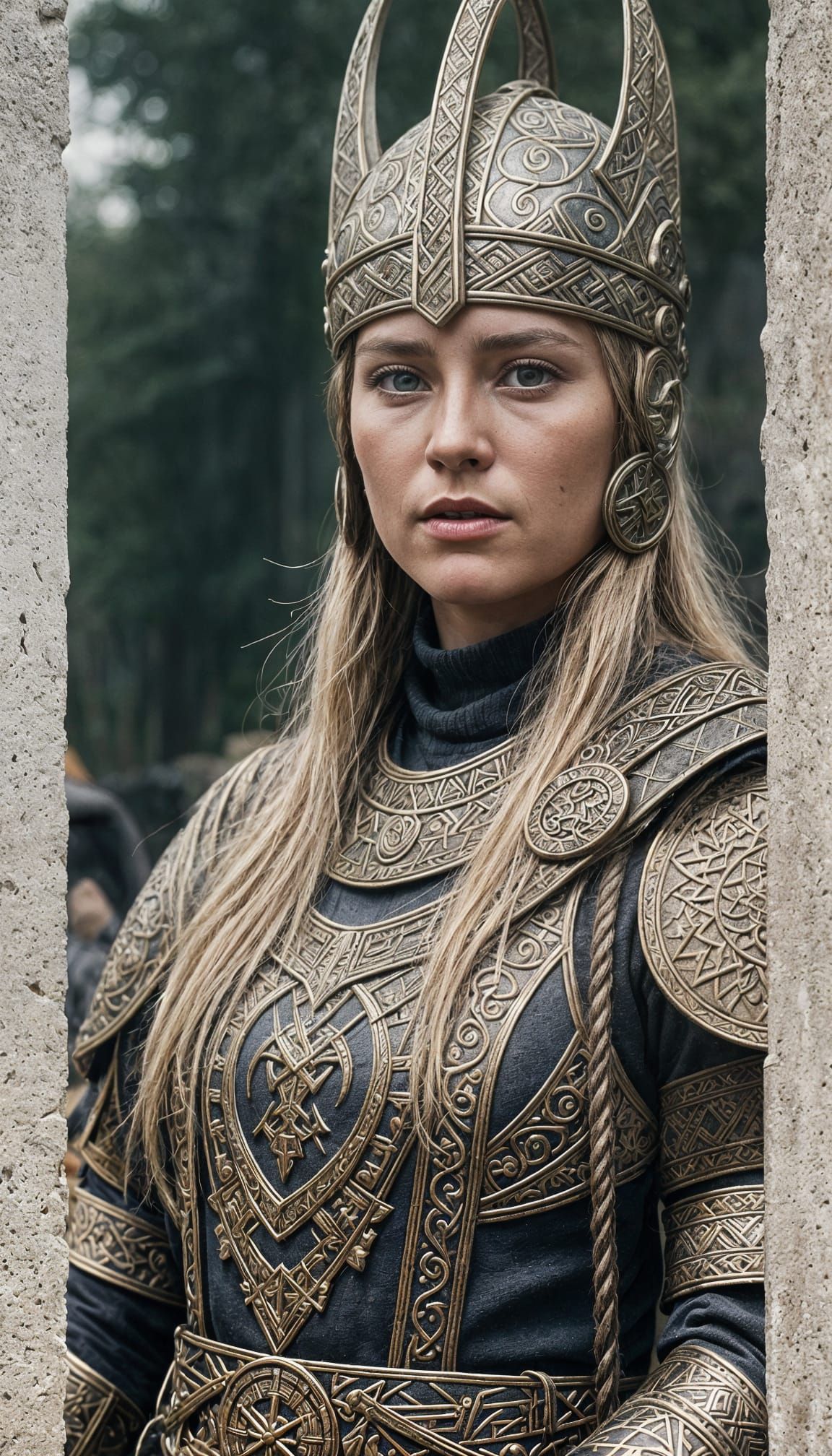 Vigilant Úlfhéðnar Warrior Stands at the Threshold of Úlfhei...