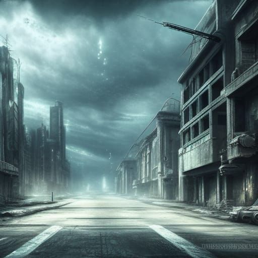 Post-Apocalyptic Steampunk Street in Unreal Engine