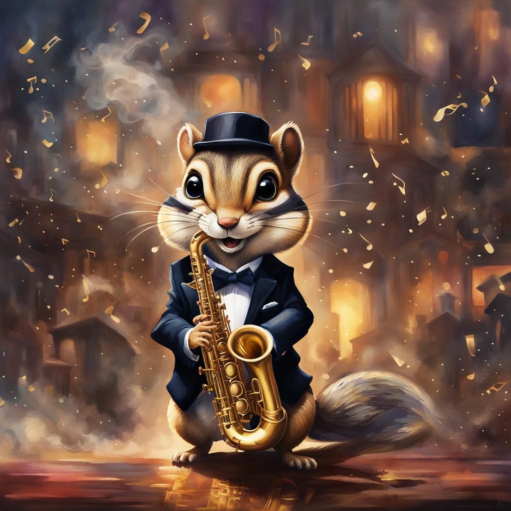 Chibi Chipmunk's Surreal Jazz Club Performance