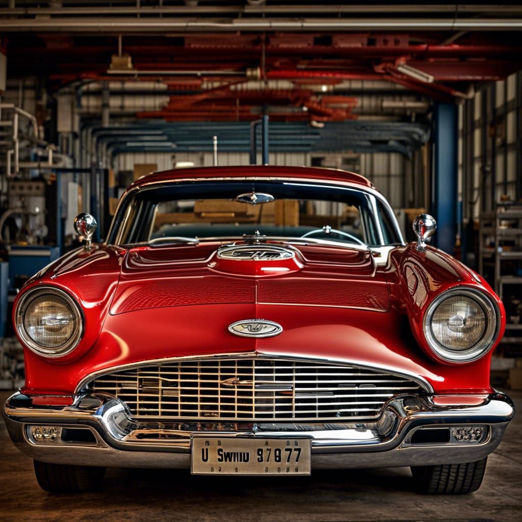 UAW Car in 1957 Thunderbird Style