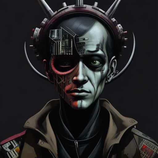 Unsettling Analog Horror in Cyberpunk Style