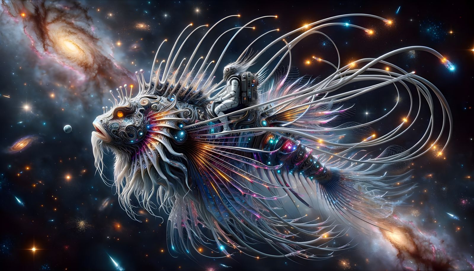 The Cosmic Riders of Lionfish