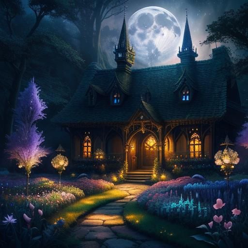 Enchanted Fairy Wonderland: A Digital Matte Painting