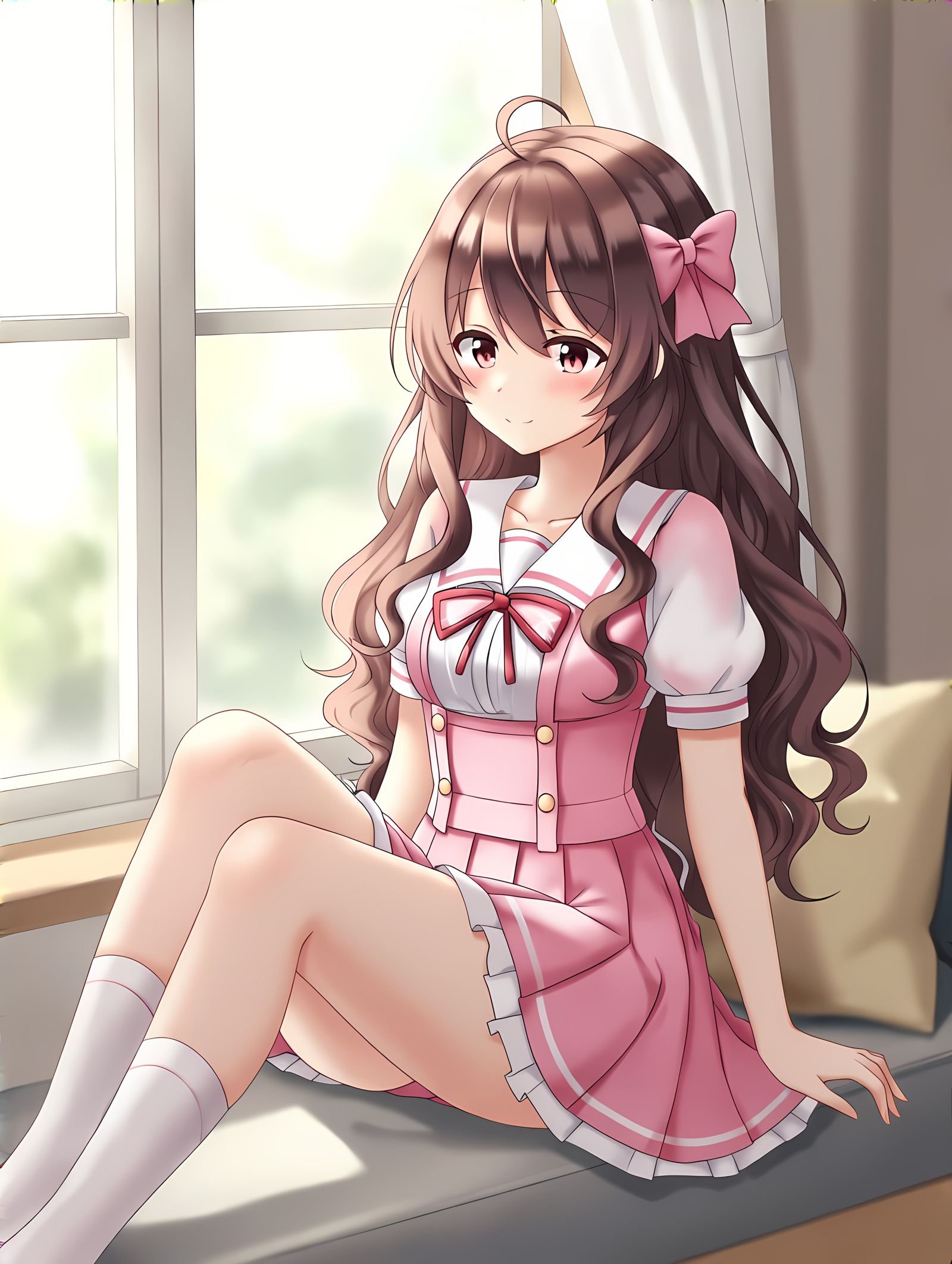 Anime-Inspired Cosplay Moment of Relaxation