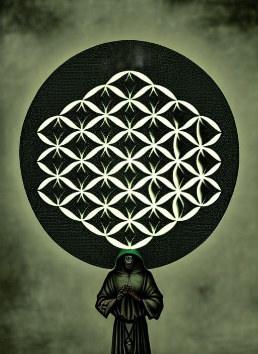 The Reaper's Flower: A Study in Contrast