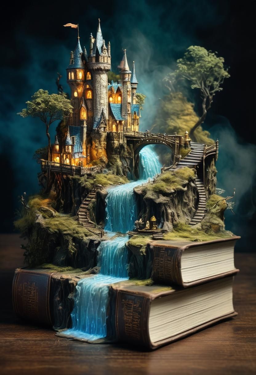 Whimsical Fantasy Diorama Inspired by Rackham