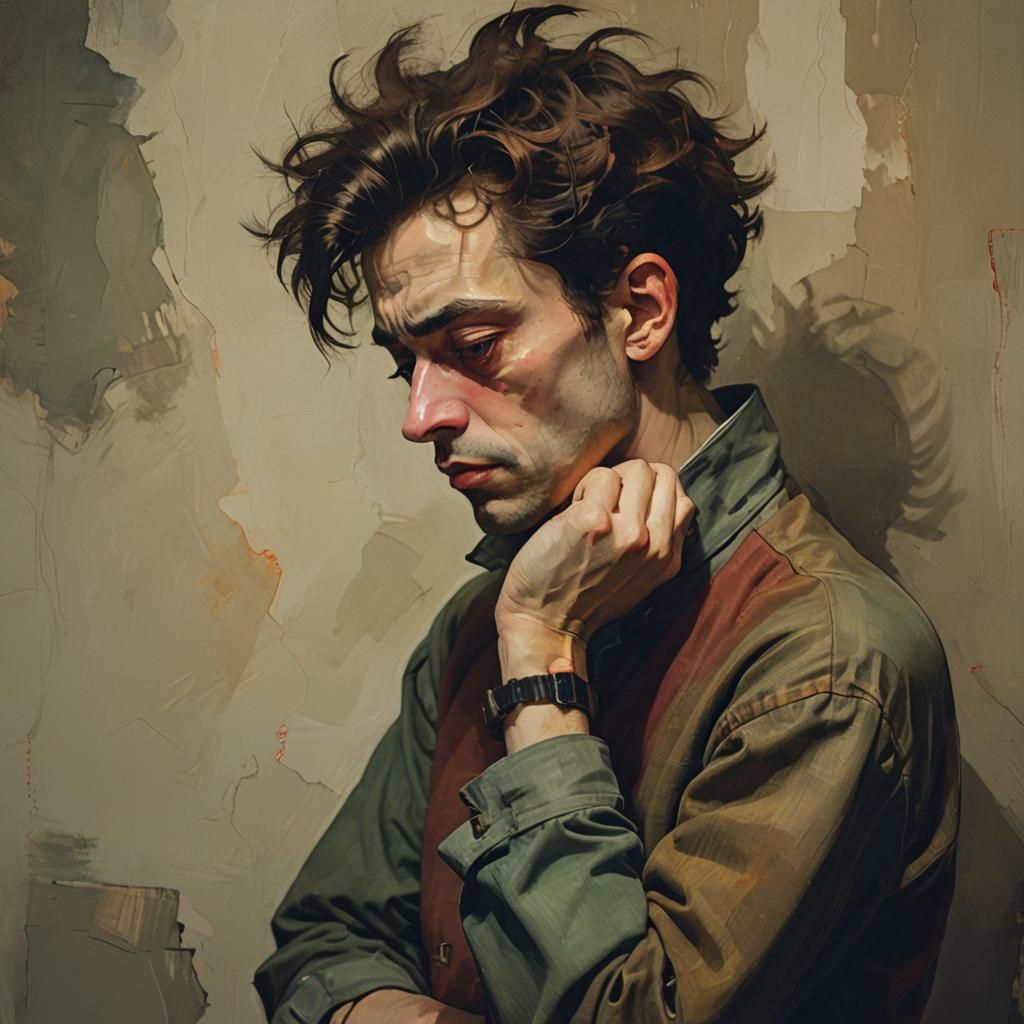 Emotional Digital Portrait with Limp Wrist