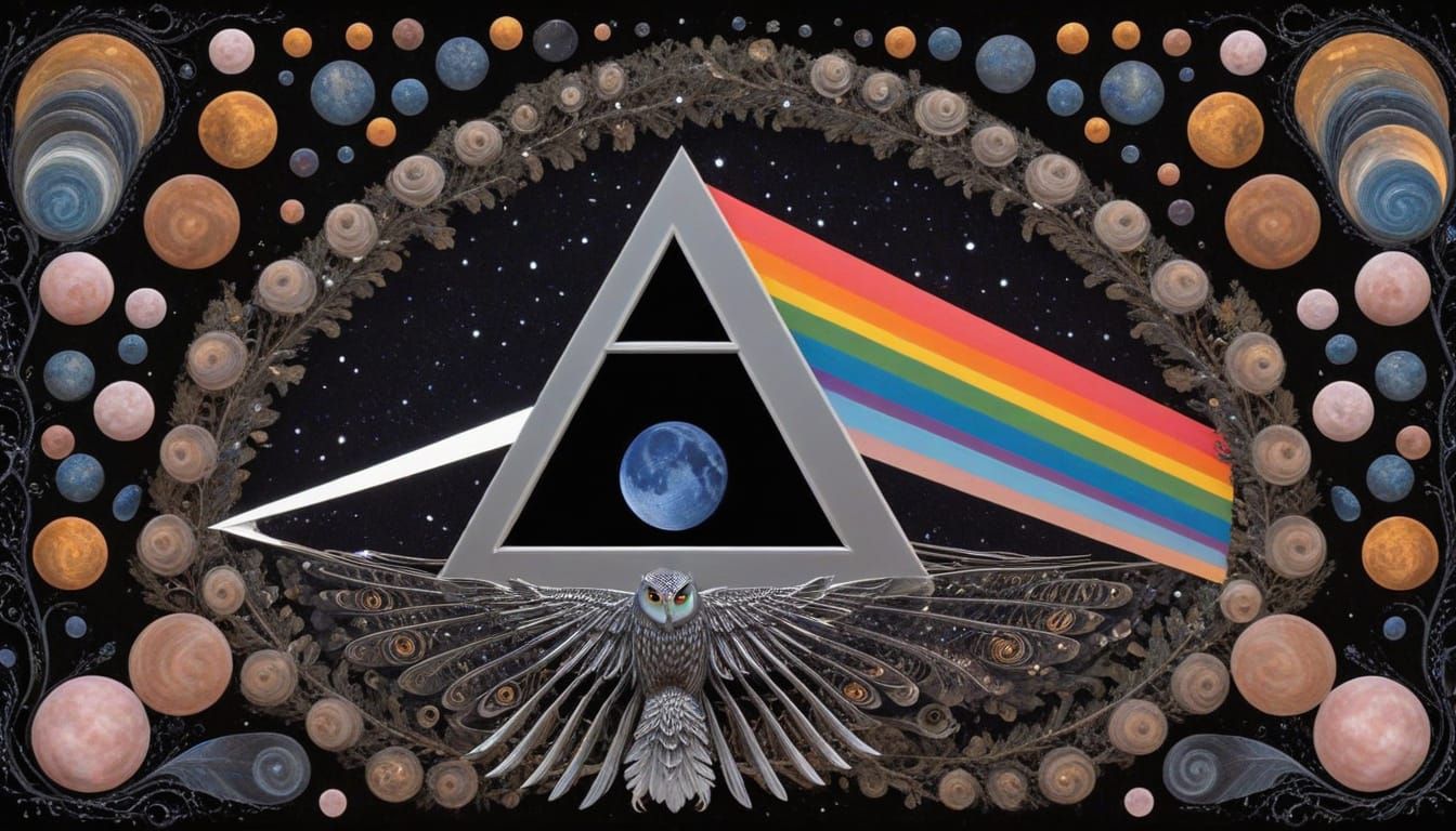 Moonlit Owl of Midnight Wisdom