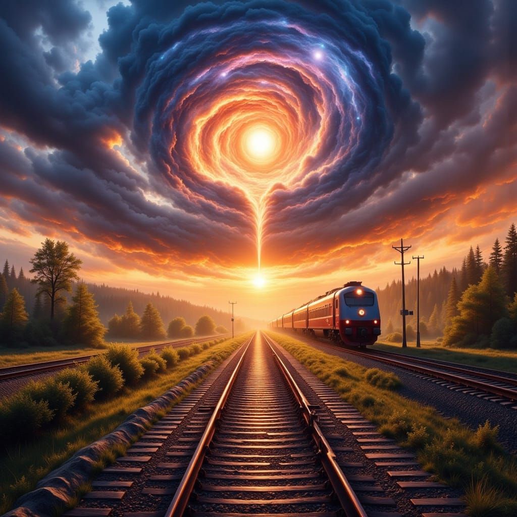 Train on Rails to Heaven and Hell