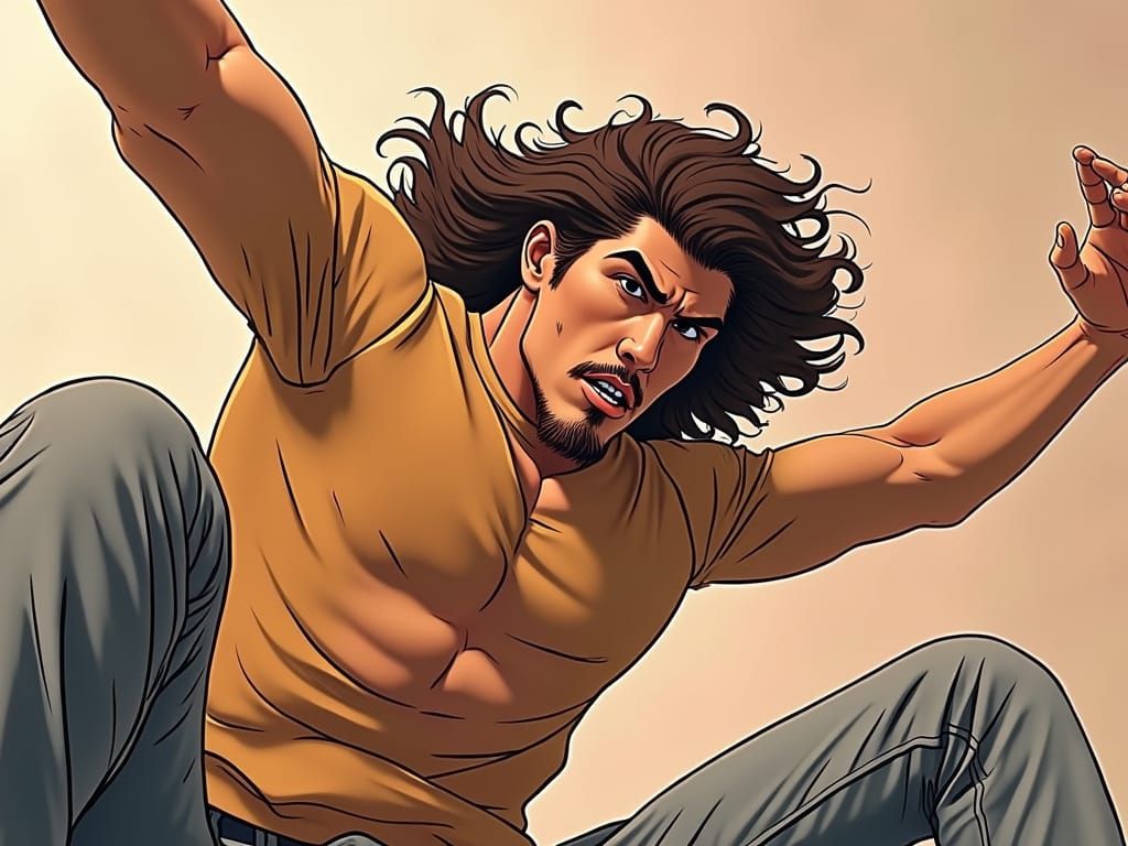 Cinematic Film Masterpiece in 35mm Style