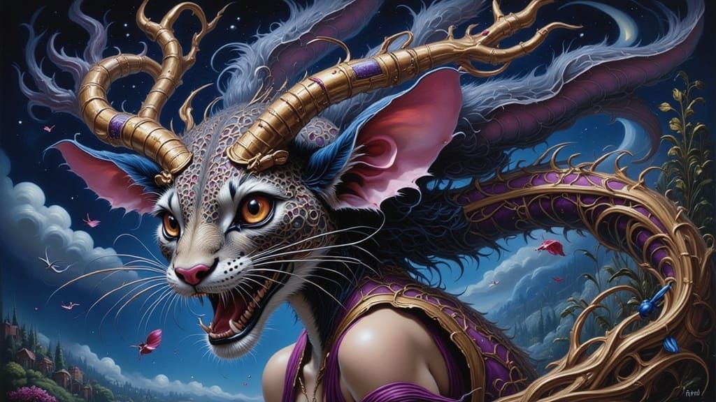 Whimsical Portrait in Dynamic Volumetric Lighting