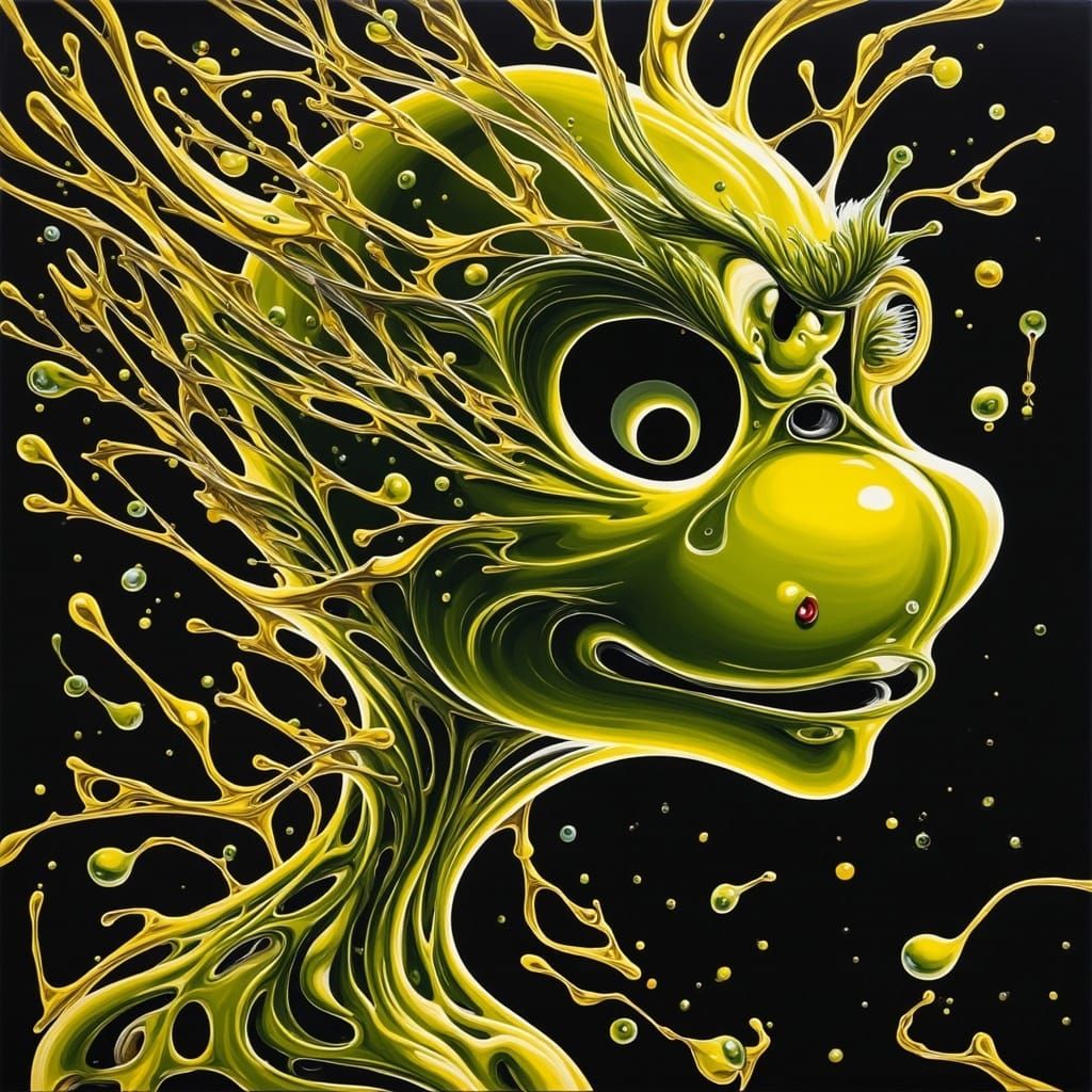 Golden Grinch: Visceral Nervous System in Chaotic Light