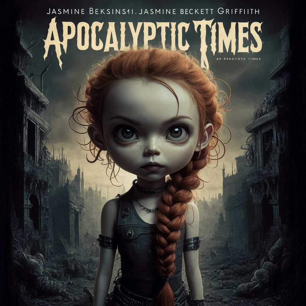 Apocalyptic Times Cover: Punk Girl in Ruins