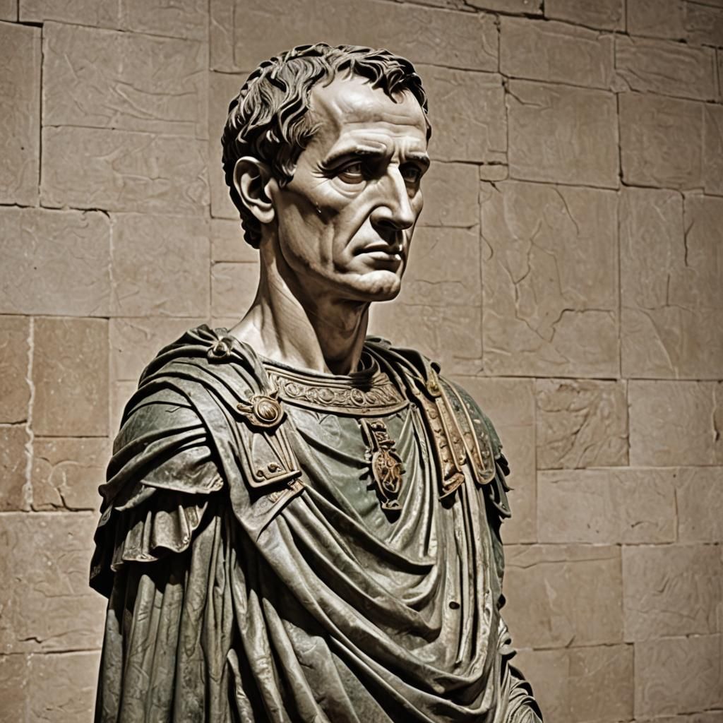 AI Generated Portrait of Julius Caesar