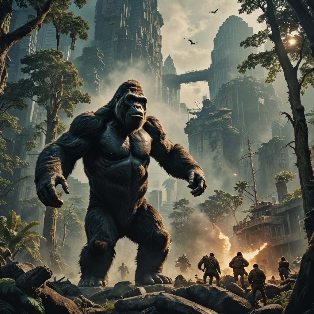 King Kong Cinematic Film Still