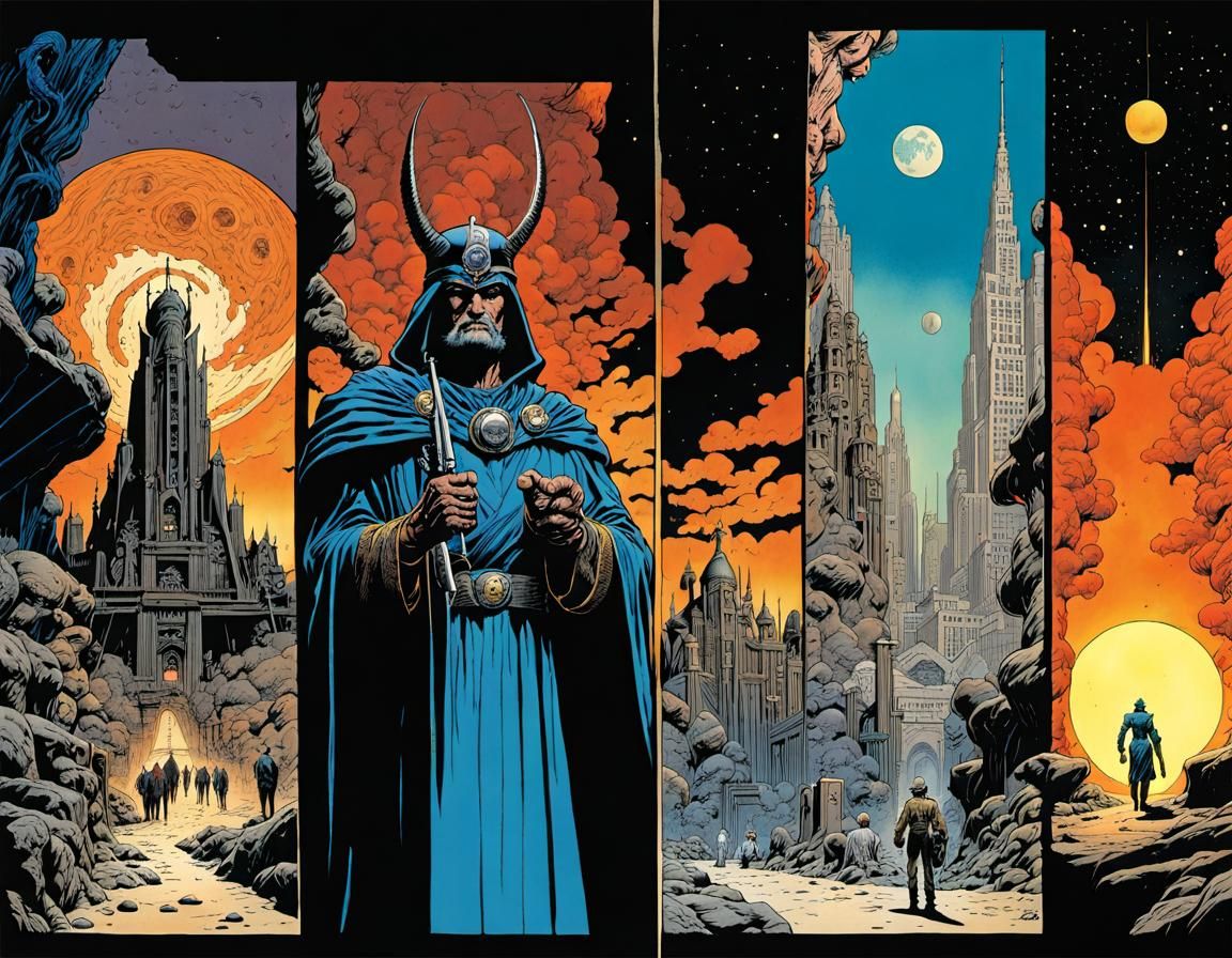 Irkni Burr Comic Book Adventure in Classic Style