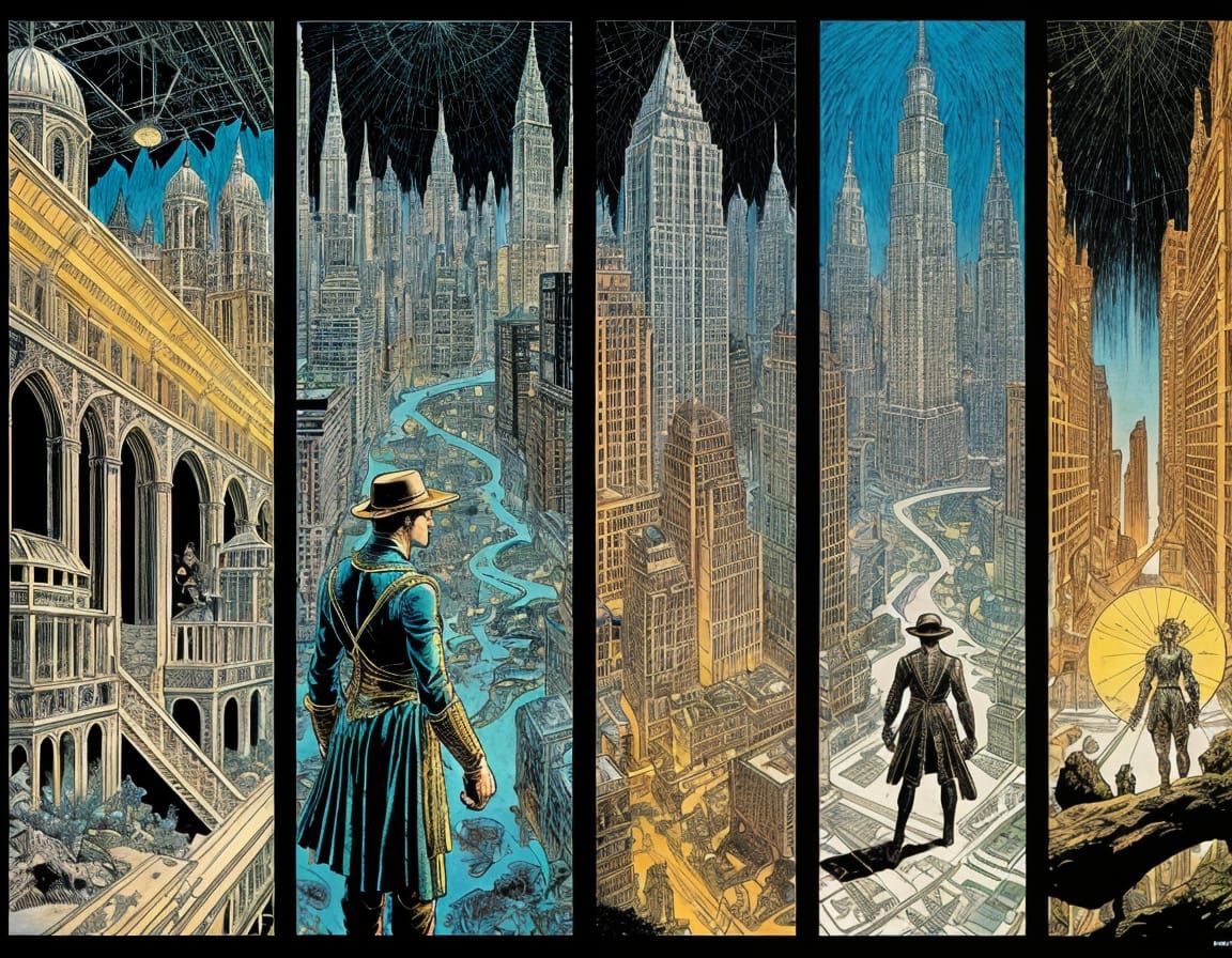 Irkni Burr's Perilous Lab Adventure in Comic Panels